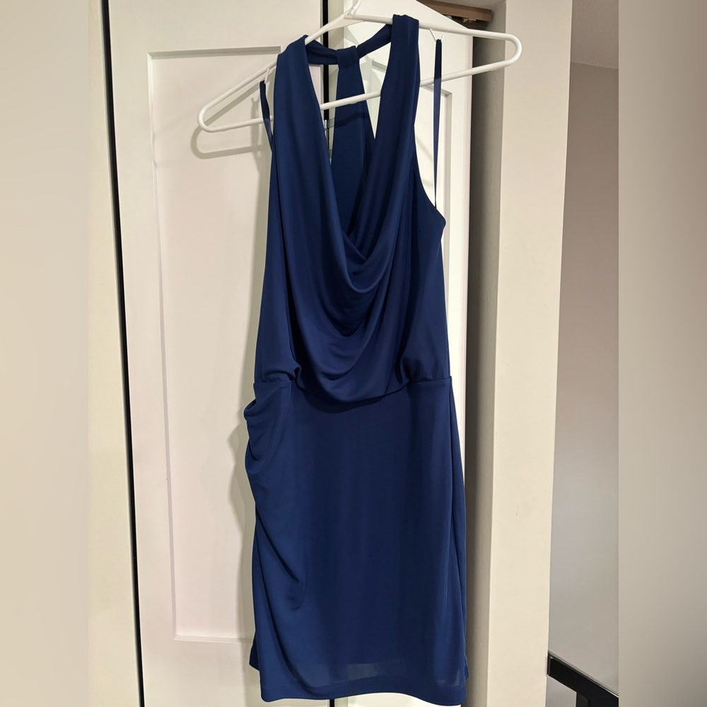 BCBGMaxAzria Navy Blue Cocktail Dress